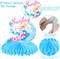 Summer Surf Party Honeycomb Centerpieces 13Pcs Vintage Surfing Surfboard Birthday Party Decorations for Girls Pink Surfer Van Surfboard Theme Centerpieces for Hawaii Beach Surf Party Supplies